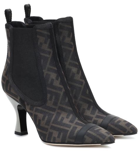 fendi colibrì pointed ankle boots|Fendi colibri shoes.